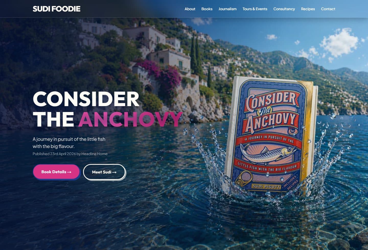 SUDI FOODIE website preview